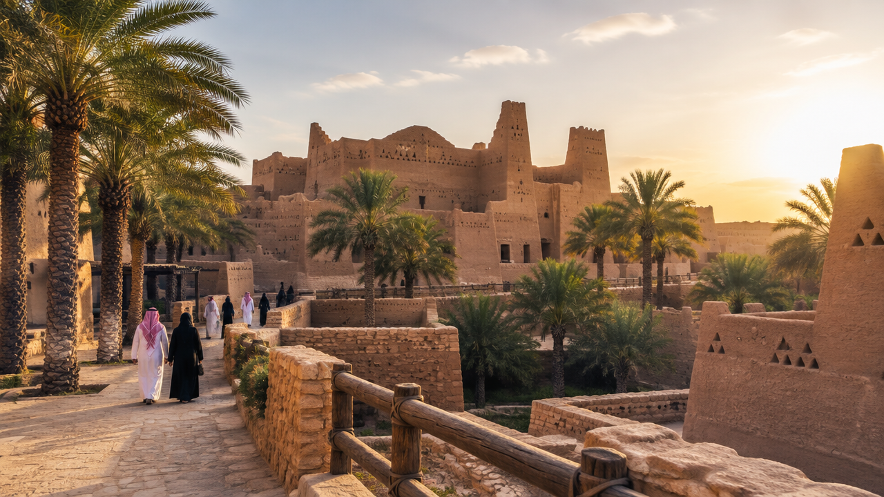 At-Turaif historic district in Diriyah Saudi Arabia