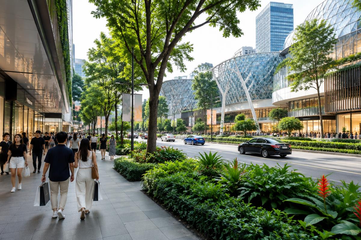 Orchard Road Singapore shopping district