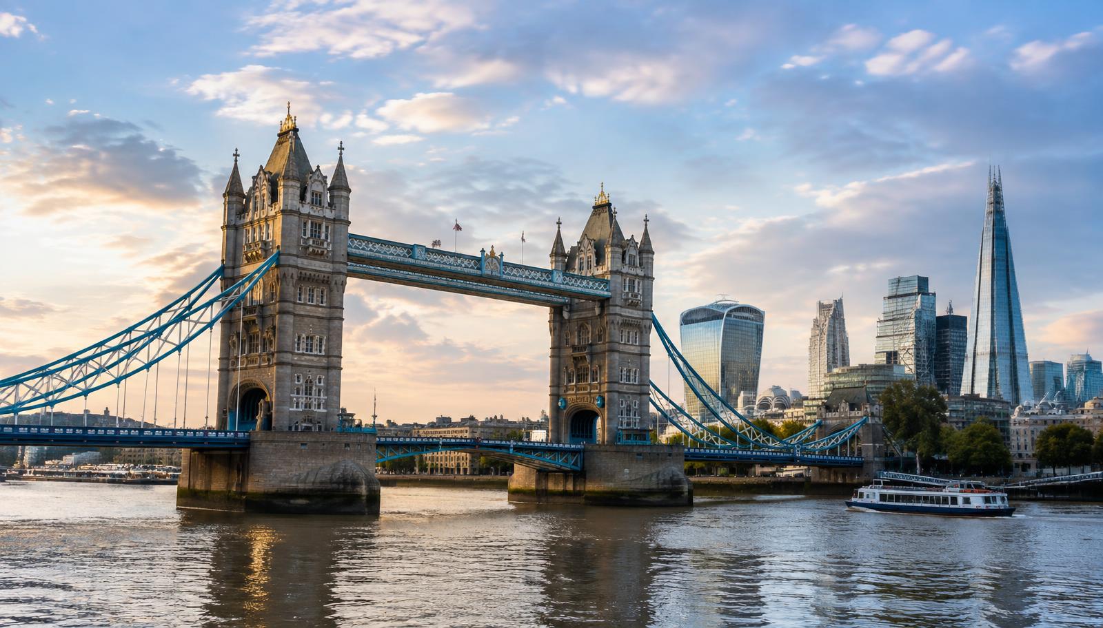 Tower Bridge and the London skyline – UK visa for Indians