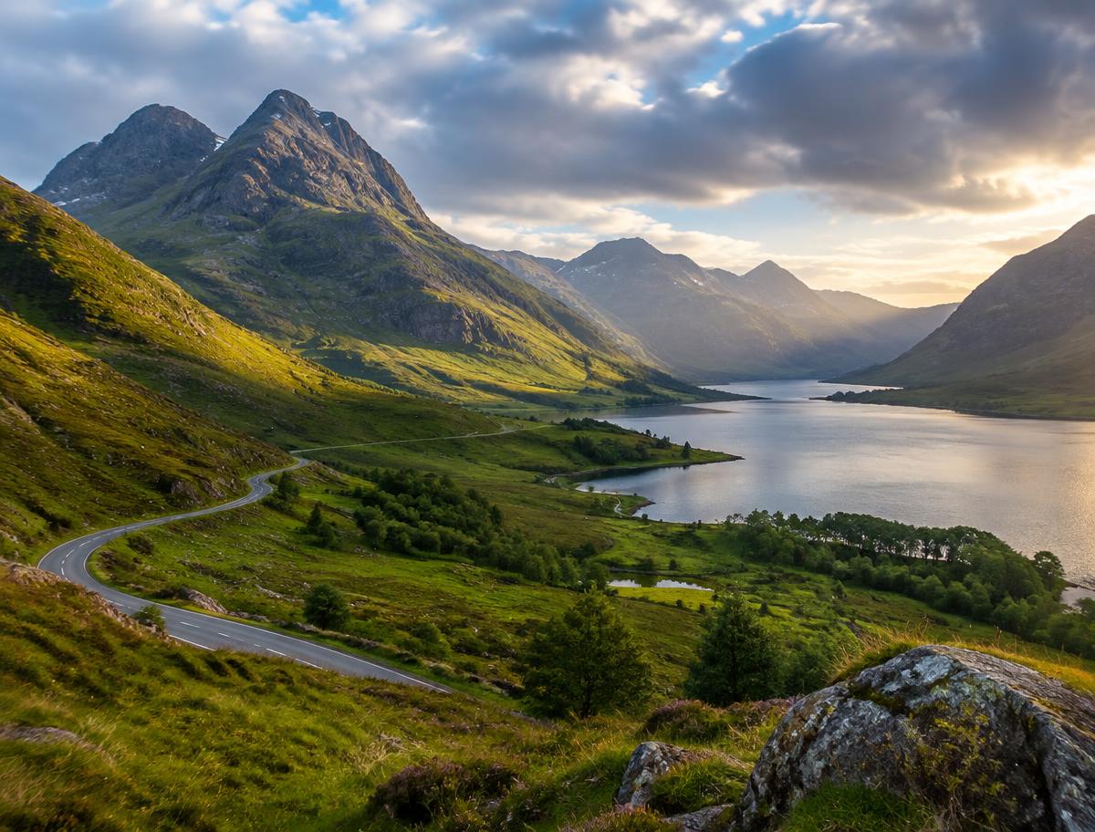 Scottish Highlands mountains and loch – UK travel from India