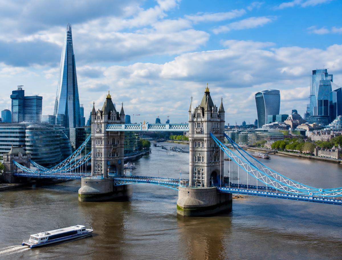 Tower Bridge and the River Thames in London – UK Standard Visitor Visa for Indians