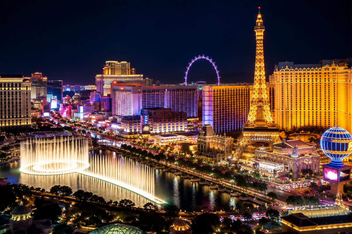 Las Vegas Strip at night – USA tourist attractions