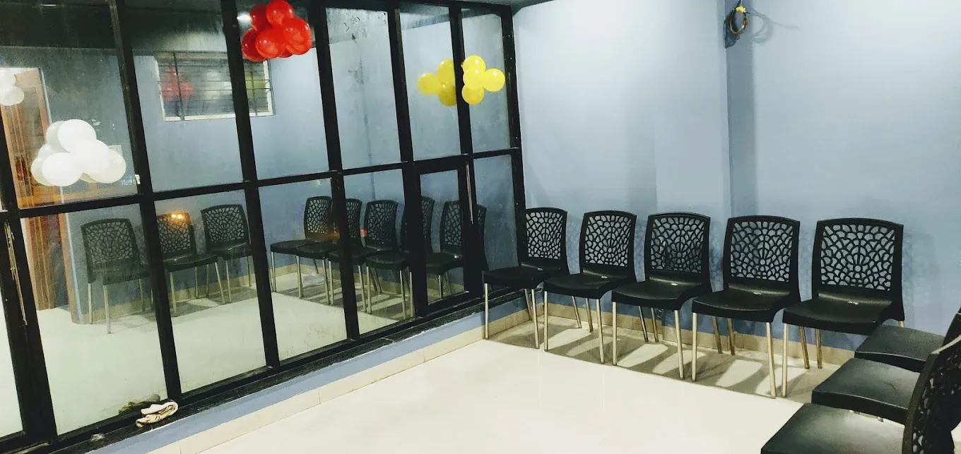 Client waiting area inside the Visadesk office